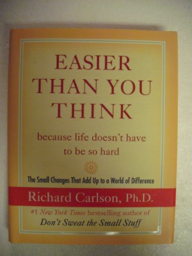cover image EASIER THAN YOU THINK: The Small Changes That Add Up to a World of Difference