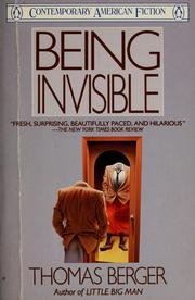 cover image Being Invisible