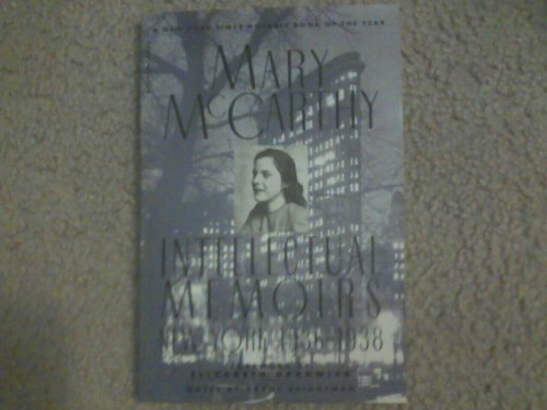 cover image Intellectual Memoirs: New York, 1936-1938