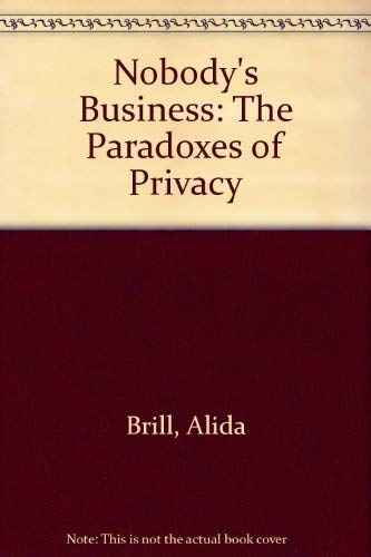 cover image Nobodys Business