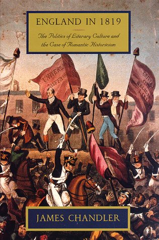 cover image England in 1819: The Politics of Literary Culture and the Case of Romantic Historicism