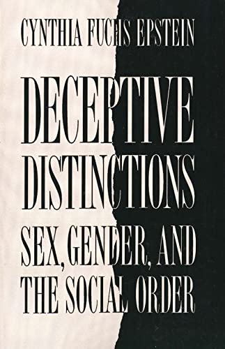 cover image Deceptive Distinctions: Sex, Gender, and the Social Order