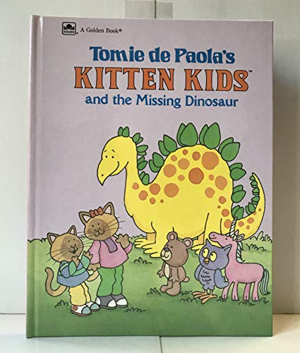 cover image Missing Dinosaur Kitten Kids