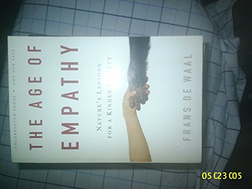 cover image The Age of Empathy: Nature's Lesson for a Kinder Society