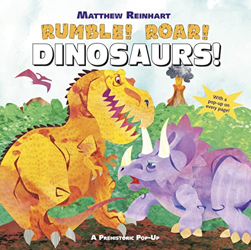 cover image Rumble! Roar! Dinosaurs!