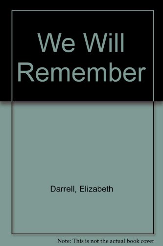 cover image We Will Remember