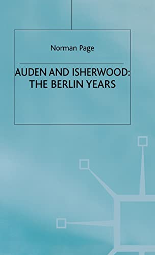 cover image Auden and Isherwood