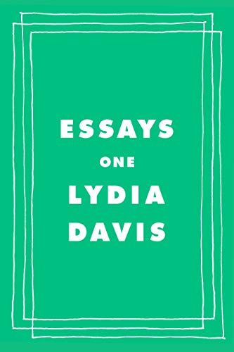 cover image Essays One 
