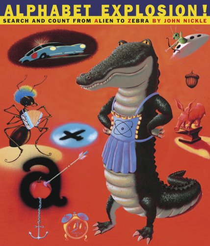 cover image Alphabet Explosion! Search and Count from Alien to Zebra