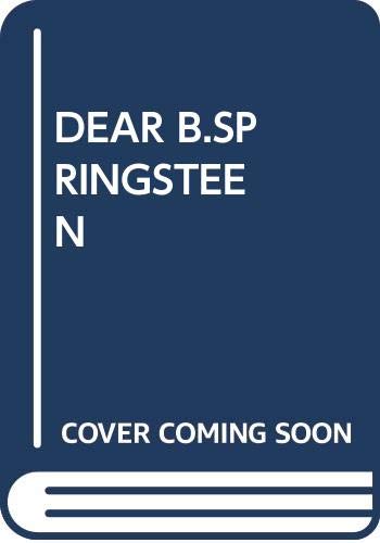 cover image Dear B.Springsteen