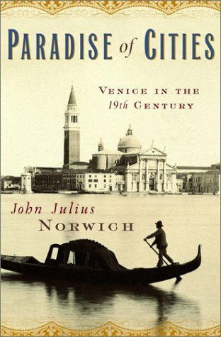 cover image PARADISE OF CITIES: Venice in the 19th Century