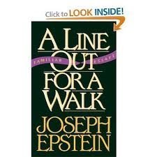 cover image A Line Out for a Walk: Familiar Essays