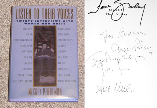 cover image Listen to Their Voices: Twenty Interviews with Women Who Write