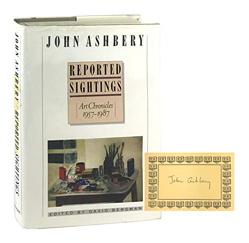 cover image Reported Sightings: Art Chronicles 1957-1987