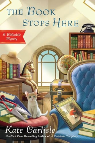 cover image The Book Stops Here: A Bibliophile Mystery