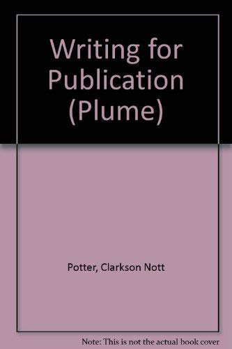 cover image Writing for Publication