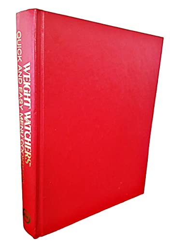 cover image Weight Watchers' Quick and Easy Cookbook