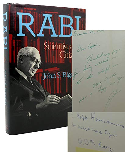 cover image Rabi, Scientist and Citizen