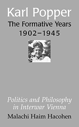 cover image Karl Popper - The Formative Years, 1902-1945