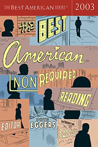 cover image THE BEST AMERICAN NONREQUIRED READING
