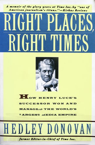 cover image Right Places, Right Times