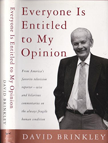 cover image Everyone Is Entitled to My Opinion