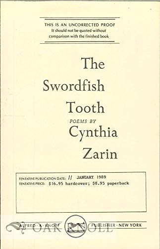 cover image Swordfish Tooth