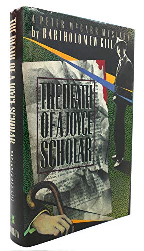 cover image The Death of a Joyce Scholar: A Peter McGarr Mystery