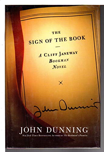 cover image THE SIGN OF THE BOOK: A Cliff Janeway Novel