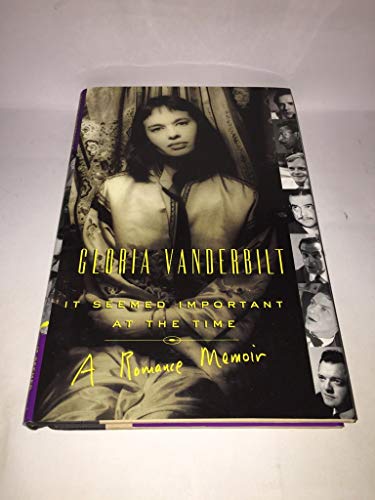 cover image IT SEEMED IMPORTANT AT THE TIME: A Romance Memoir