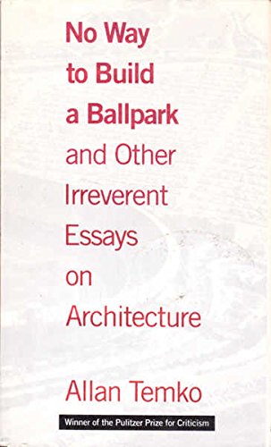 cover image No Way to Build a Ballpark