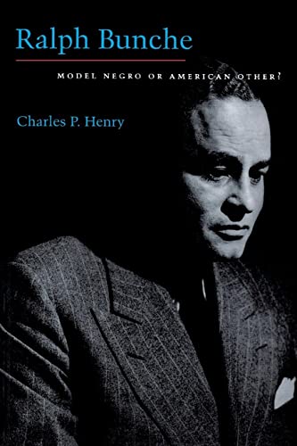 cover image Ralph Bunche: Model Negro or American Other?