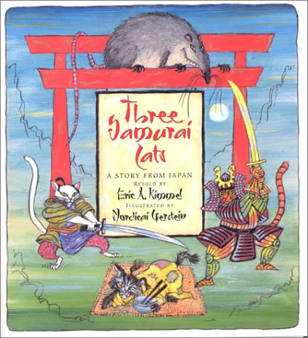 cover image THREE SAMURAI CATS: A Story from Japan