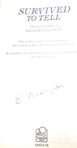 cover image Survived to Tell: An Autobiography of Edward Keonjian, Ph.D.