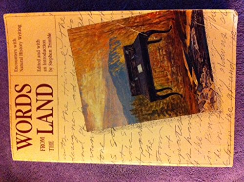 cover image Words from the Land: Encounters with Natural History Writing