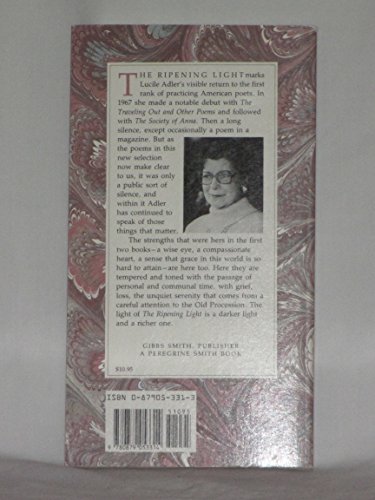 cover image The Ripening Light: Selected Poems, 1977-1987