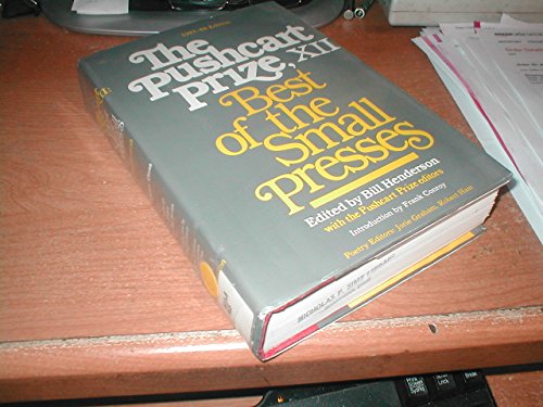 cover image Pushcart Prize: Best of the Small Presses, 1987-88