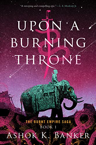 cover image Upon a Burning Throne