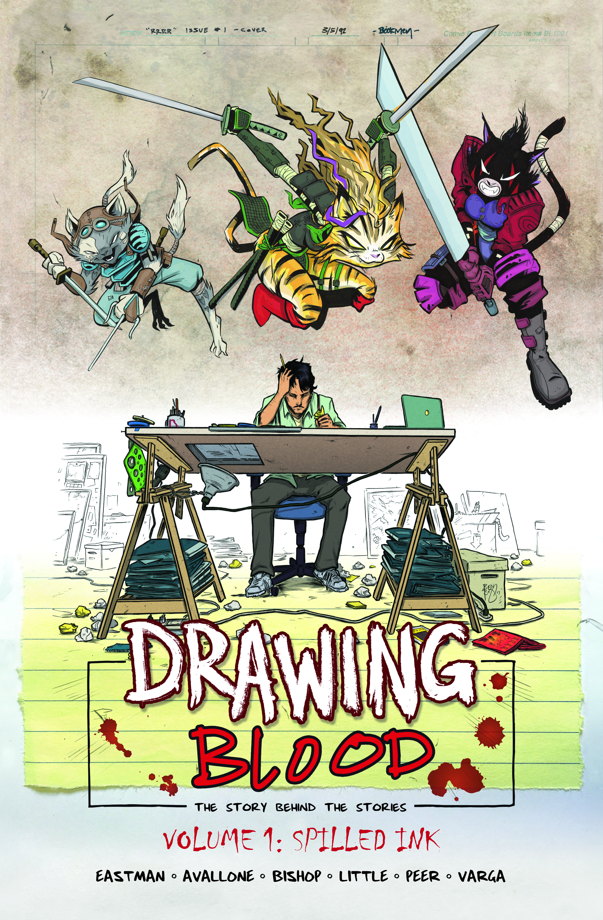 cover image Spilled Ink (Drawing Blood #1)