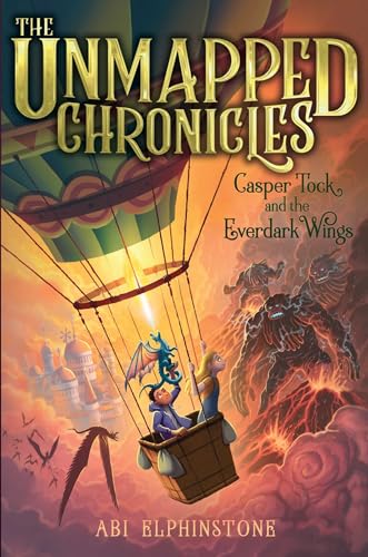 cover image Casper Tock and the Everdark Wings (The Unmapped Chronicles #1)