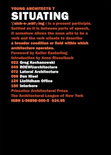 cover image Young Architects 7: Situating