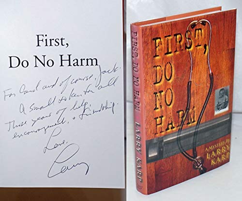 cover image FIRST, DO NO HARM