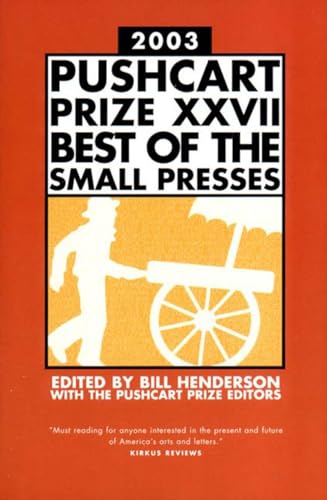 cover image THE PUSHCART PRIZE XXVII