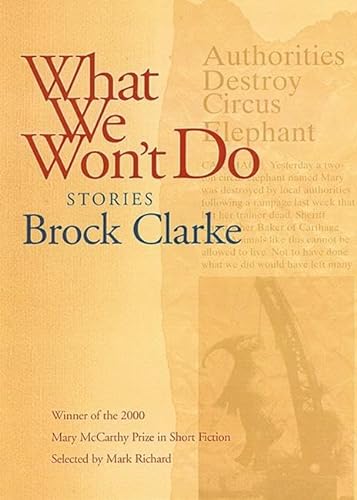 cover image WHAT WE WON'T DO
