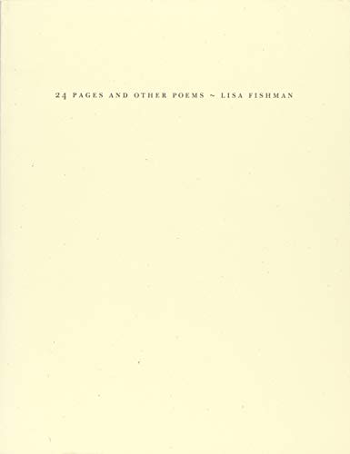 cover image 24 Pages and Other Poems