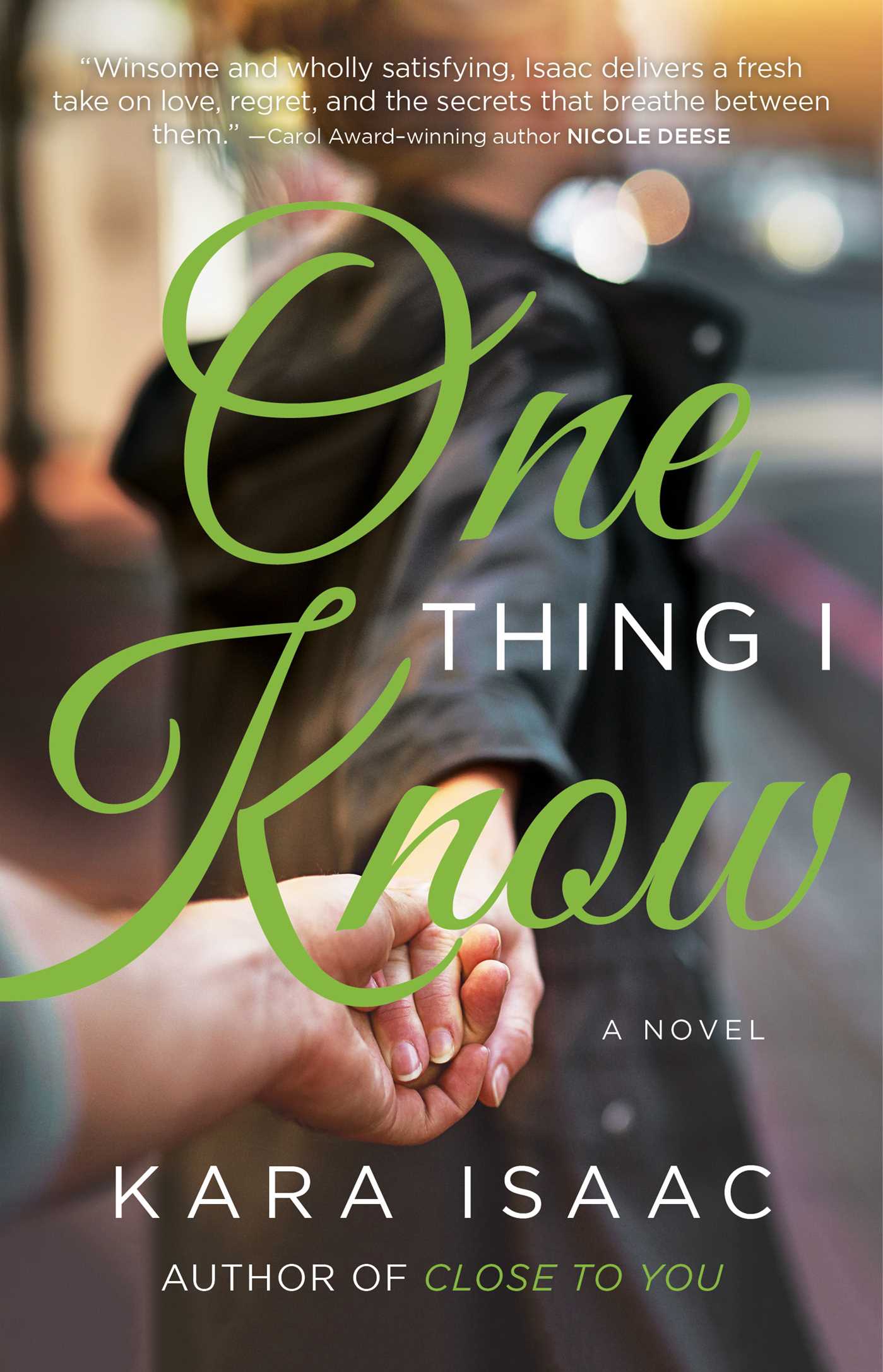 cover image One Thing I Know