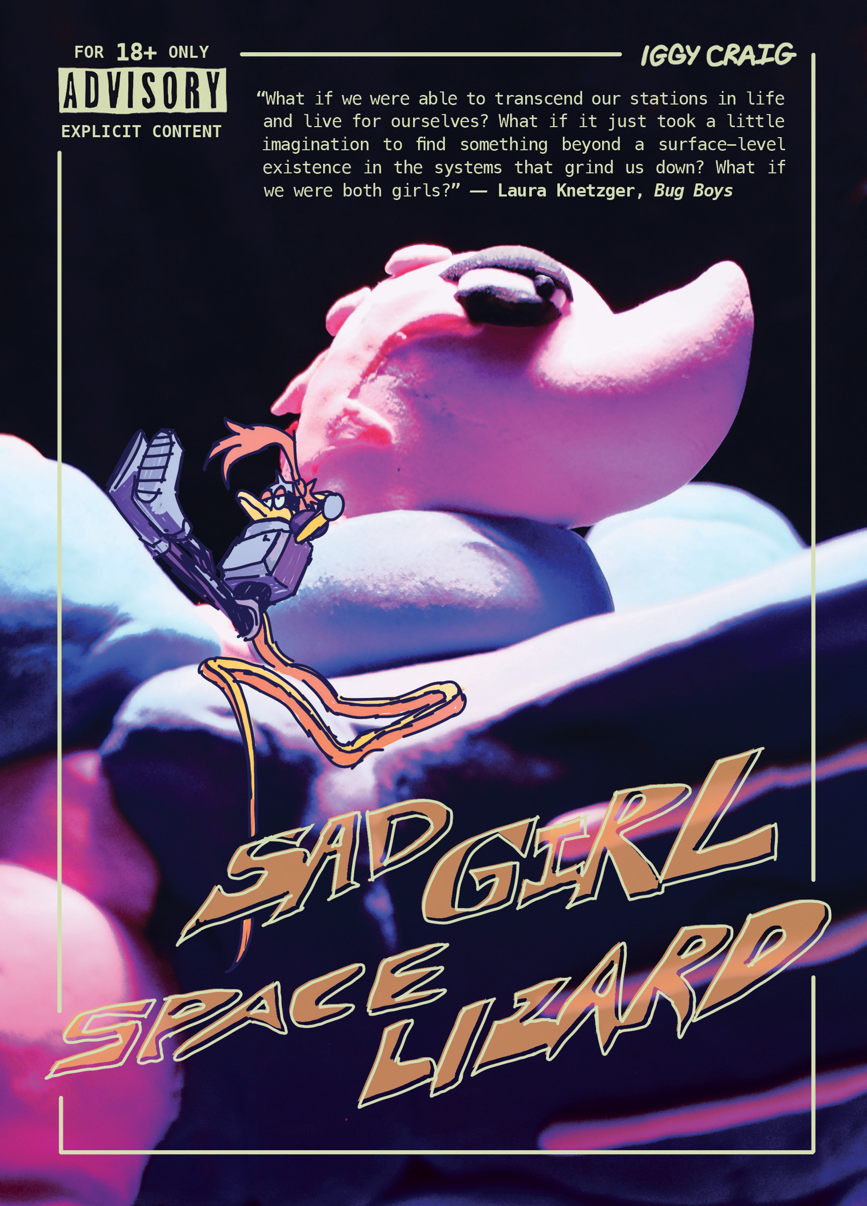 cover image Sad Girl Space Lizard